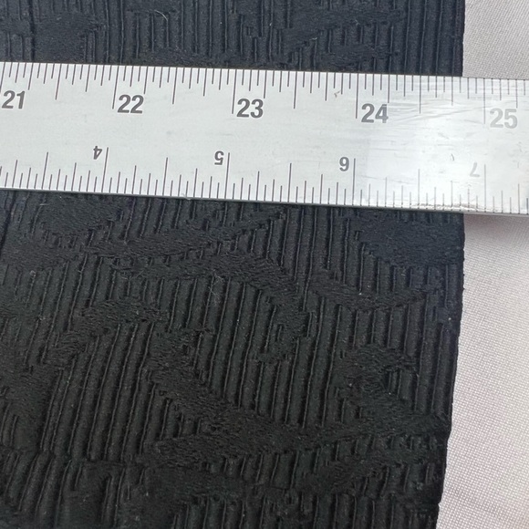 Desigual Coat Women’s size  42 /10 Black Jacquard Stand up Collar Button Front - Picture 10 of 15